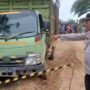 Polisi mengamankan mobil yang menabrak ibu hamil di Berau (dok: Polres Berau)