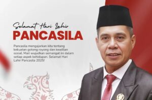 Flyer ucapan Hari Lahir Pancasila oleh Ketua DPRD Samarinda, Helmi Abdullah (dok: @helmiabdullah)