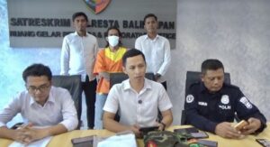 Polresta Balikpapan gelar konferensi pers, Senin 16 Juni 2025 (dok: han/katakaltim)