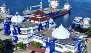 Pelabuhan Loktuan Bontang. PT Pelni merilis jadwal Kapal Pelabuhan Loktuan pada Juni 2025 (dok: fb/novidrone)