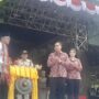 Bupati Kutai Barat (Kubar), Frederick Edwin, saat menyampaikan harapannya kepada Gubernur Kaltim, Rudy Mas’ud dalam agenda Pekan Daerah (PEDA) XI Petani Nelayan Kalimantan Timur 2025, berlangsung di Taman Budaya Sendawar, Sabtu 21 Juni 2025 (dok: hadi/katakaltim)