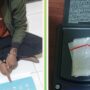 Tersangka pengedar narkoba di Balikpapan beserta barang buktinya diamankan polisi (dok: hlm/katakaltim)