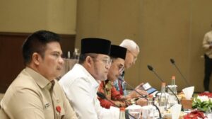 Gubernur Kaltim, Rudy Mas’ud, didampingi Ketua DPRD Kaltim dan Kadis ESDM Kaltim dalam Dalam Executive Meeting di Jakarta, Kamis 26 Juni 2025 (dok: Pemprovkaltim)