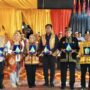 Pemkab Berau saat menghadiri Festival Budaya Bekudung Betiung sekaligus peringatan Hari Ulang Tahun (HUT) ke-262 Kampung Tumbit Dayak, Kamis 26 Juni 2025 (dok: Humas Pemkab Berau)