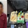 Tersangka dan barang bukti narkoba yang diamankan Polda Kaltim (dok: han/kolase/katakaltim)
