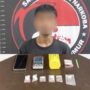 Tersangka dan barang bukti narkoba diamankan Polres Kutim (dok: Humas Polres Kutim)