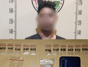 Pengedar Narkoba dan barang buktinya diamankan Polresta Samarinda (dok: Ali/katakaltim)